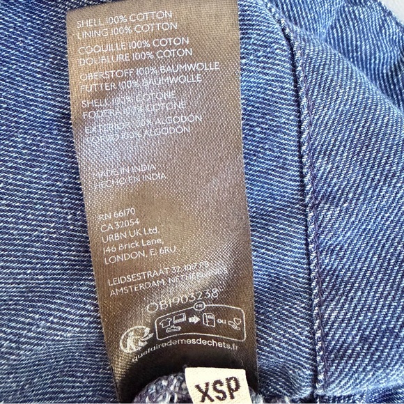 Anthropologie Maeve Cap-Sleeve V-Neck Smocked Midi Dress Size XSP 36221 - Picture 11 of 13